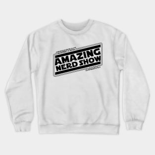 The Amazing Nerd Logo! (Black) Crewneck Sweatshirt